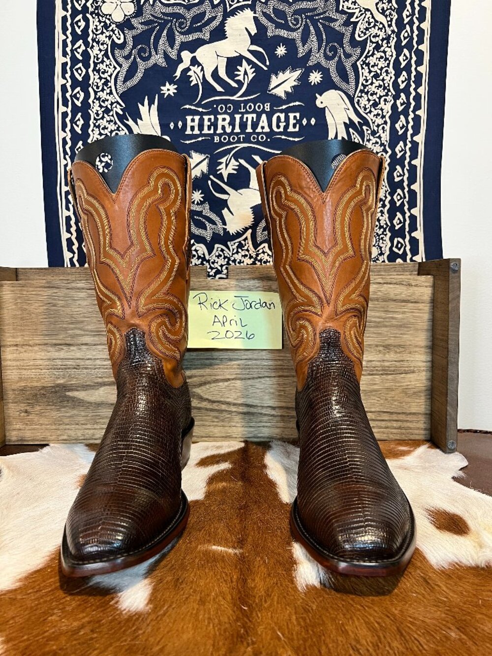 [SOLD] Lucchese Bootmaker 'Easton' Cowboy Boots in Men's Size 12D